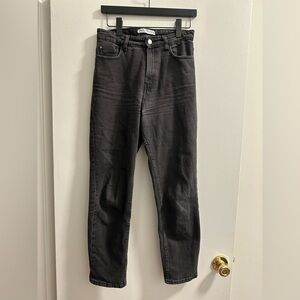 Zara Black Jeans Mom Fit
